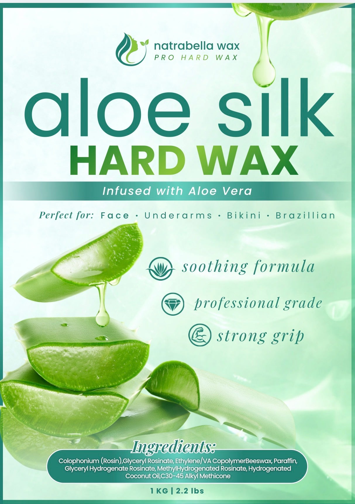 Natrabella Aloe Silk Hard Wax