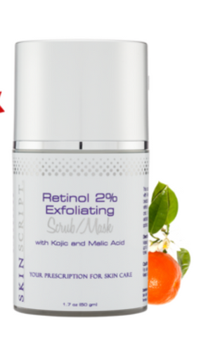 Retinol 2% Exfoliating Scrub/Mask