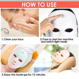 7-1 Colors LED Facial Skin Care Mask, Led Face Mask Light Therapy